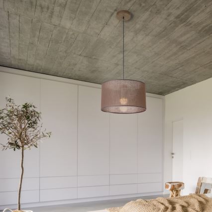 Brilagi - Hängeleuchte ANTHONY 1xE27/60W/230V Eiche/braun