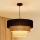 Brilagi - Hängeleuchte ASPEN LUNETA 1xE27/15W/230V d 45 cm schwarz/beige/cremefarben