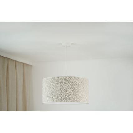 Brilagi - Hängeleuchte BOUCLE ROLLER 1xE27/15W/230V d 45 cm cremefarben