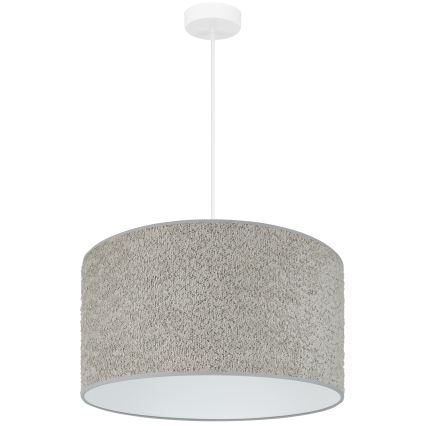 Brilagi - Hängeleuchte BOUCLE ROLLER 1xE27/15W/230V d 45 cm grau