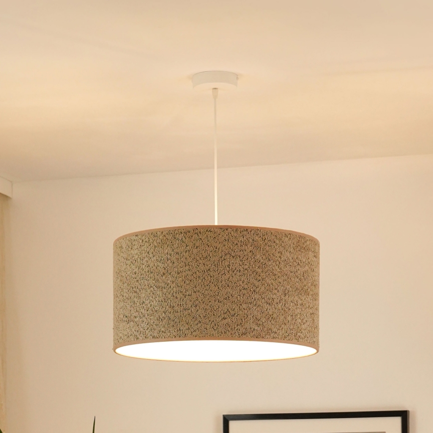 Brilagi - Hängeleuchte BOUCLE ROLLER 1xE27/15W/230V d 50 cm braun
