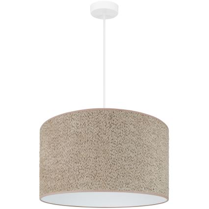 Brilagi - Hängeleuchte BOUCLE ROLLER 1xE27/15W/230V d 50 cm braun