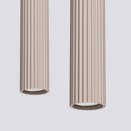 Brilagi - Hängeleuchte CRESTO 2xGU10/10W/230V taupe