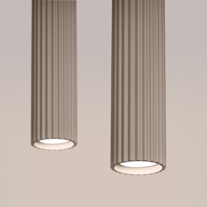 Brilagi - Hängeleuchte CRESTO 2xGU10/10W/230V taupe