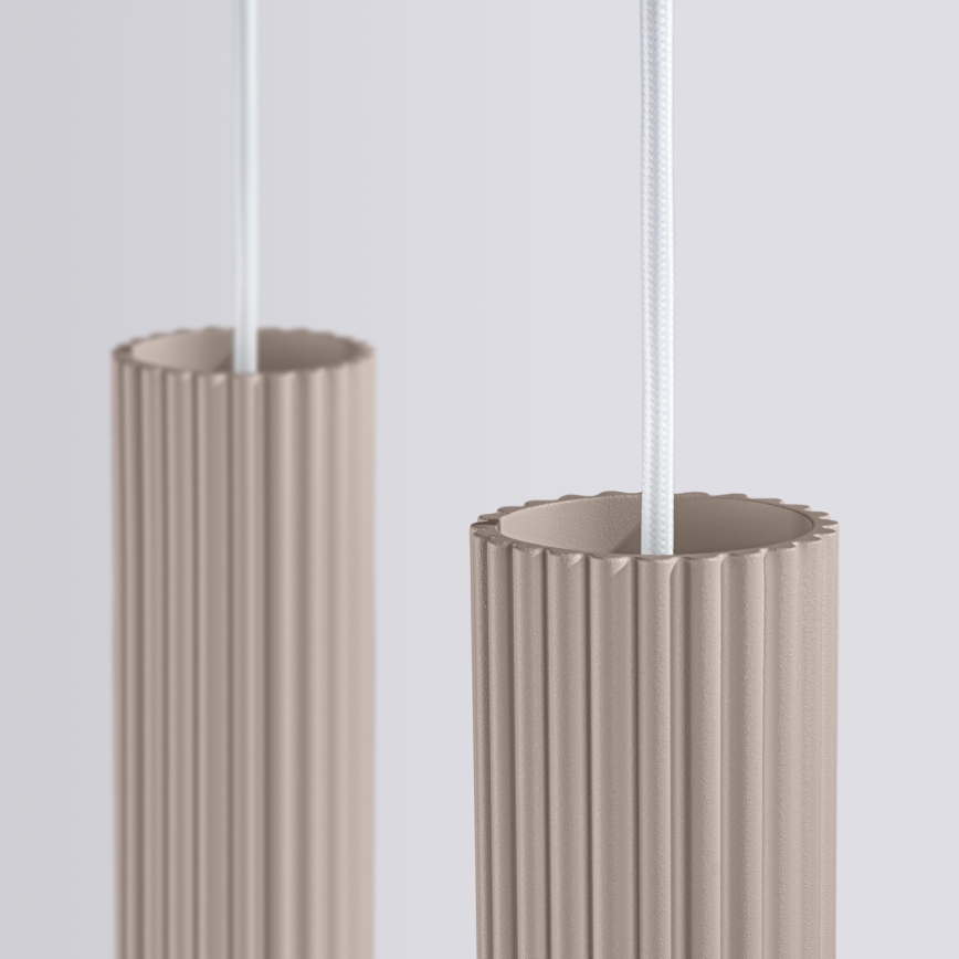 Brilagi - Hängeleuchte CRESTO 2xGU10/10W/230V taupe