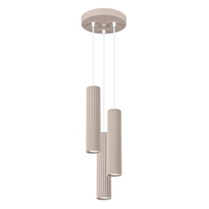 Brilagi - Hängeleuchte CRESTO 3xGU10/10W/230V taupe