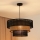 Brilagi - Hängeleuchte DAKOTA LUNETA 1xE27/15W/230V d 45 cm schwarz/beige