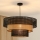 Brilagi - Hängeleuchte DAKOTA LUNETA 1xE27/15W/230V d 60 cm schwarz/beige