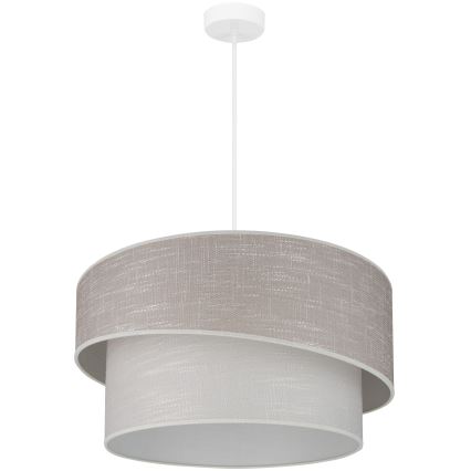 Brilagi - Hängeleuchte DOVER SHINE 1xE27/15W/230V d 50 cm grau/cremefarben