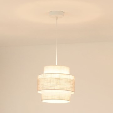 Brilagi - Hängeleuchte DOVER SPACE 1xE27/15W/230V d 25 cm grau/cremefarben