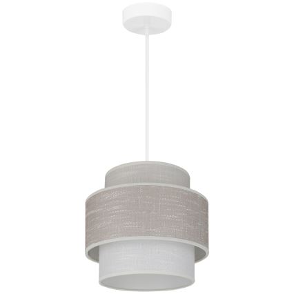 Brilagi - Hängeleuchte DOVER SPACE 1xE27/15W/230V d 25 cm grau/cremefarben