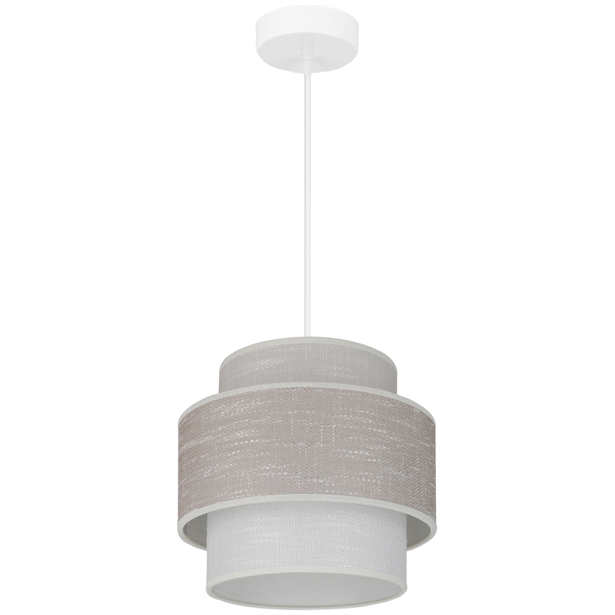 Brilagi - Hängeleuchte DOVER SPACE 1xE27/15W/230V d 25 cm grau/cremefarben