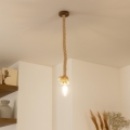 BRILAGI - Hängeleuchte KOS 1xE27/60W/230V Buche