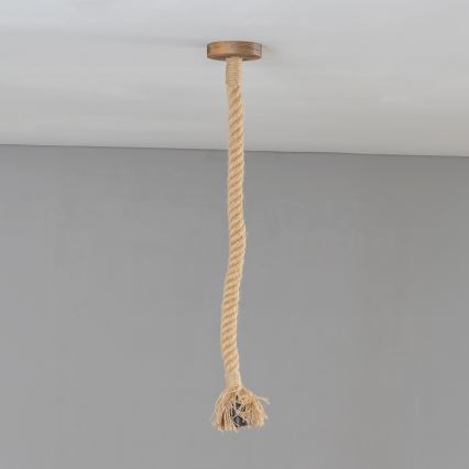 Brilagi - Hängeleuchte KOS 1xE27/60W/230V Buche