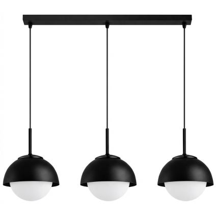 BRILAGI - Hängeleuchte mit Kabel COSMO 3xE27/60W/230V schwarz