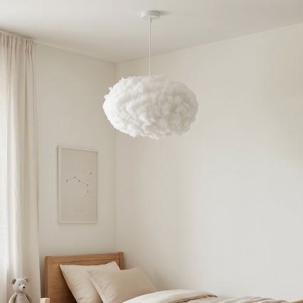Brilagi - Hängeleuchte mit Kabel SOLEAIR 2xE27/40W/230V Ø 60 cm weiß