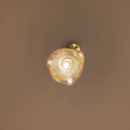BRILAGI - Hängeleuchte mit Kabel VULCANO 1xG9/8W/230V Ø 15 cm Gold/rauchbeige
