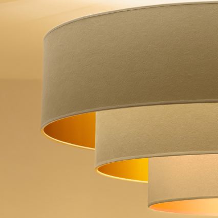 Brilagi - Hängeleuchte mit Kabelaufhängung LUNETA 1xE27/60W/230V Ø 40 cm creme/gold