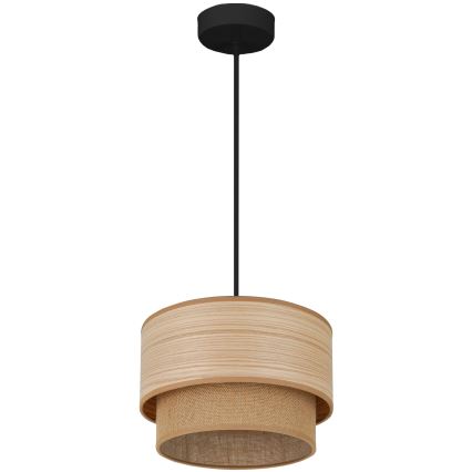 Brilagi - Hängeleuchte MONTANA BOHO 1xE27/15W/230V d 25 cm braun/schwarz