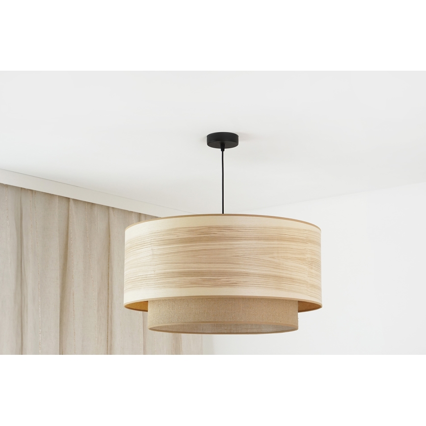 Brilagi - Hängeleuchte MONTANA BOHO 1xE27/15W/230V d 60 cm braun/schwarz
