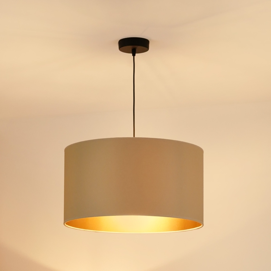 Brilagi - Hängeleuchte OREGON ROLLER VEGE 1xE27/15W/230V d 45 cm beige