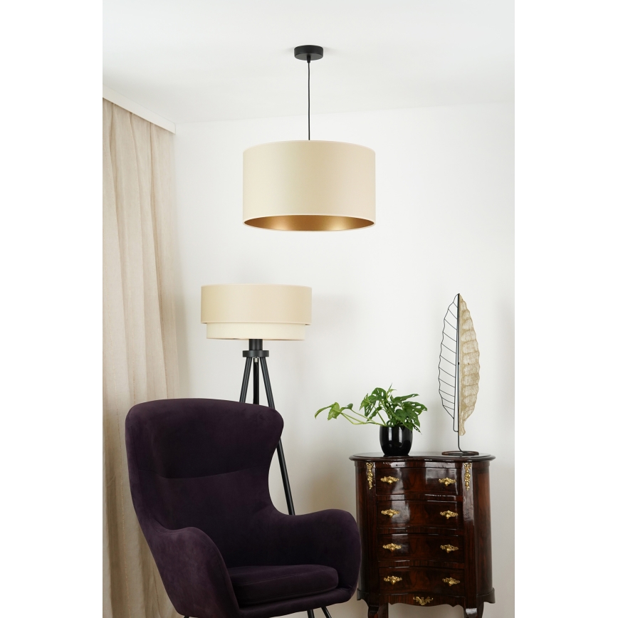 Brilagi - Hängeleuchte OREGON ROLLER VEGE 1xE27/15W/230V d 45 cm beige