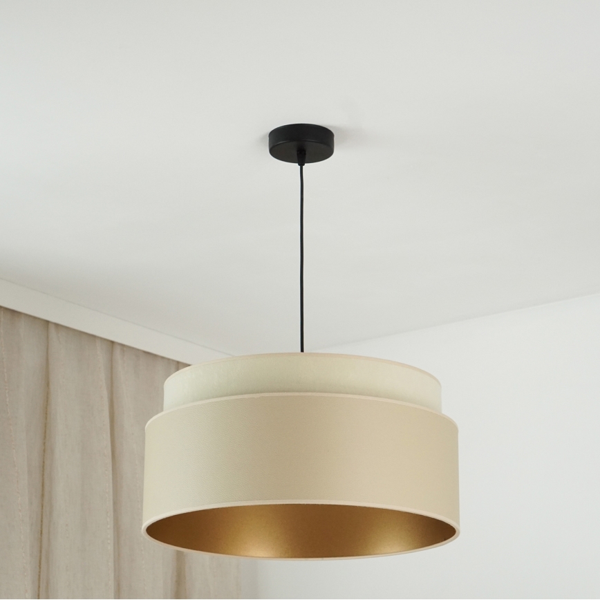 Brilagi - Hängeleuchte OREGON VEGE 1xE27/15W/230V d 45 cm beige