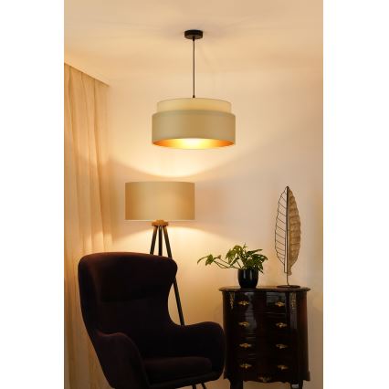 Brilagi - Hängeleuchte OREGON VEGE 1xE27/15W/230V d 45 cm beige