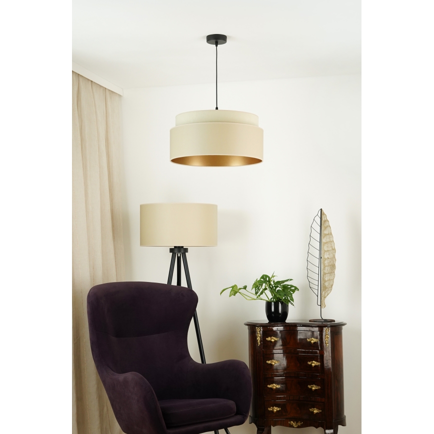 Brilagi - Hängeleuchte OREGON VEGE 1xE27/15W/230V d 45 cm beige