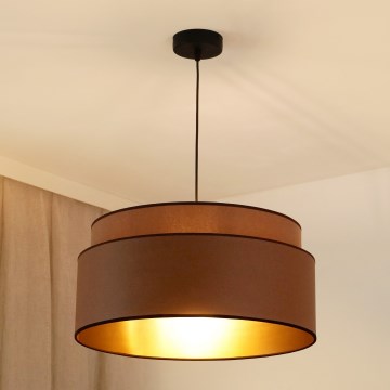 Brilagi - Hängeleuchte OREGON VEGE 1xE27/15W/230V d 45 cm braun