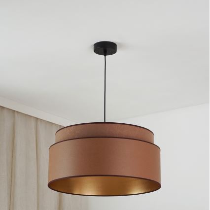 Brilagi - Hängeleuchte OREGON VEGE 1xE27/15W/230V d 45 cm braun