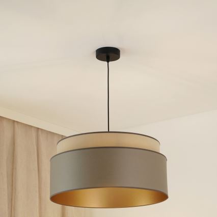 Brilagi - Hängeleuchte OREGON VEGE 1xE27/15W/230V d 45 cm grau