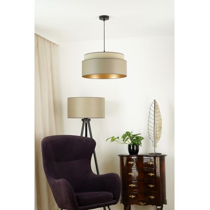 Brilagi - Hängeleuchte OREGON VEGE 1xE27/15W/230V d 45 cm grau