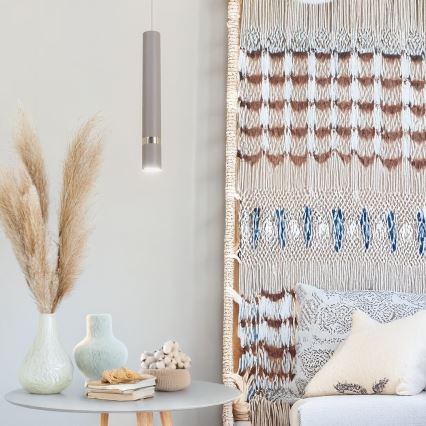 Brilagi - Hängeleuchte POKER 1xGU10/25W/230V beige/golden