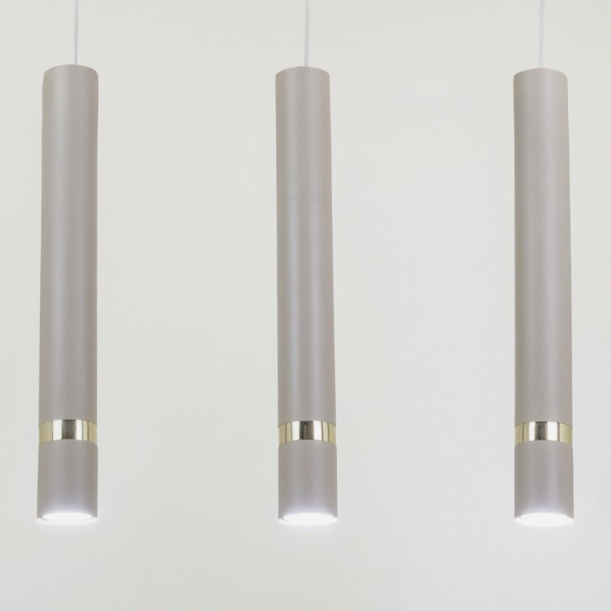 Brilagi - Hängeleuchte POKER 3xGU10/25W/230V beige/golden