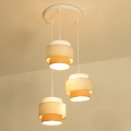 Brilagi - Hängeleuchte RESNA mit Kabelaufhängung, 3xE27/60W/230V, Ø 45 cm, creme/beige
