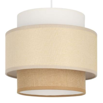 Brilagi - Hängeleuchte RESNA mit Kabelaufhängung, 3xE27/60W/230V, Ø 45 cm, creme/beige