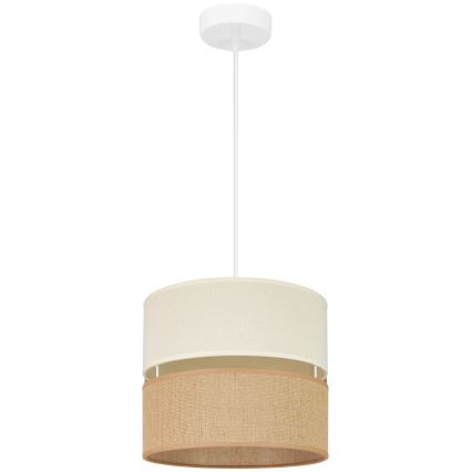 Brilagi - Hängeleuchte ROYAL YUTE 1xE27/15W/230V d 25 cm beige/cremefarben