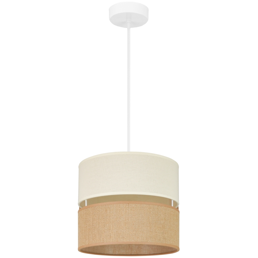Brilagi - Hängeleuchte ROYAL YUTE 1xE27/15W/230V d 25 cm beige/cremefarben