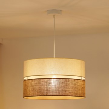 Brilagi - Hängeleuchte ROYAL YUTE 1xE27/15W/230V d 40 cm beige/cremefarben