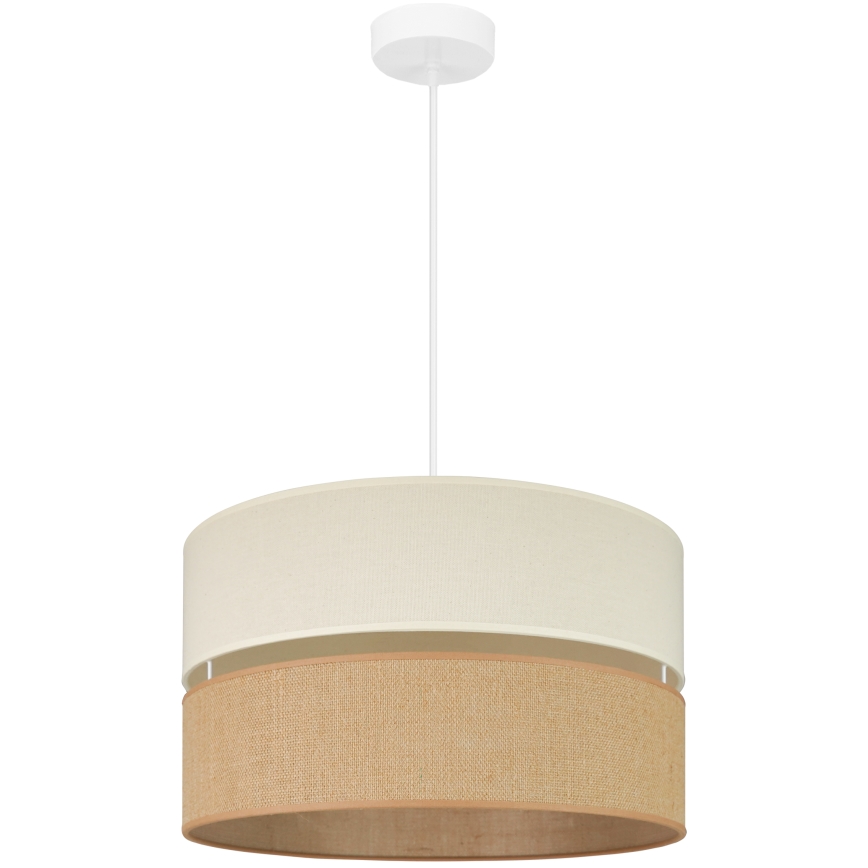 Brilagi - Hängeleuchte ROYAL YUTE 1xE27/15W/230V d 40 cm beige/cremefarben