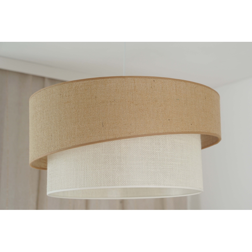 Brilagi - Hängeleuchte SHINE 1xE27/15W/230V d 50 cm beige/cremefarben