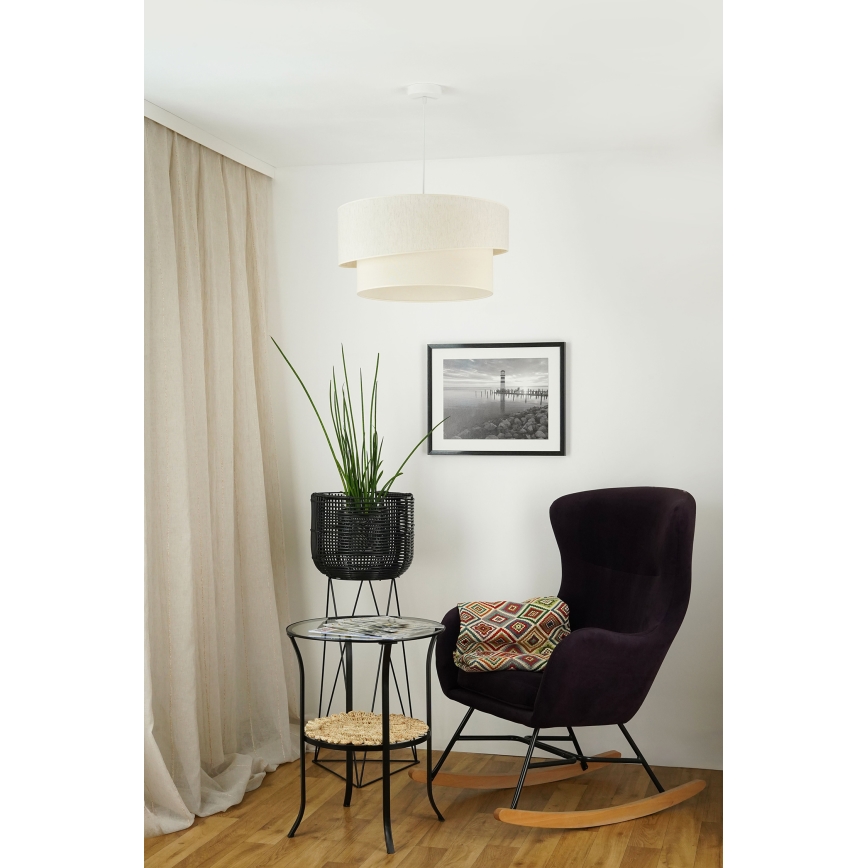 Brilagi - Hängeleuchte SHINE 1xE27/15W/230V d 50 cm cremefarben