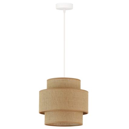 Brilagi - Hängeleuchte SPACE YUTE 1xE27/15W/230V d 25 cm beige/weiß