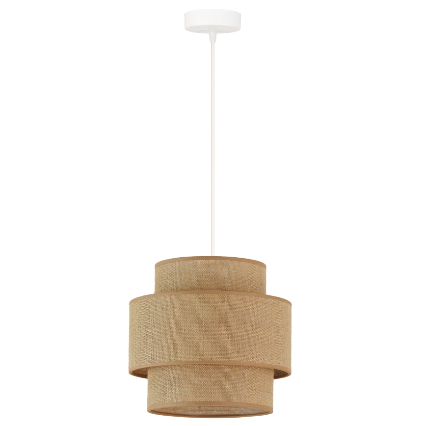 Brilagi - Hängeleuchte SPACE YUTE 1xE27/15W/230V d 25 cm beige/weiß