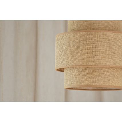 Brilagi - Hängeleuchte SPACE YUTE 1xE27/15W/230V d 25 cm beige/weiß