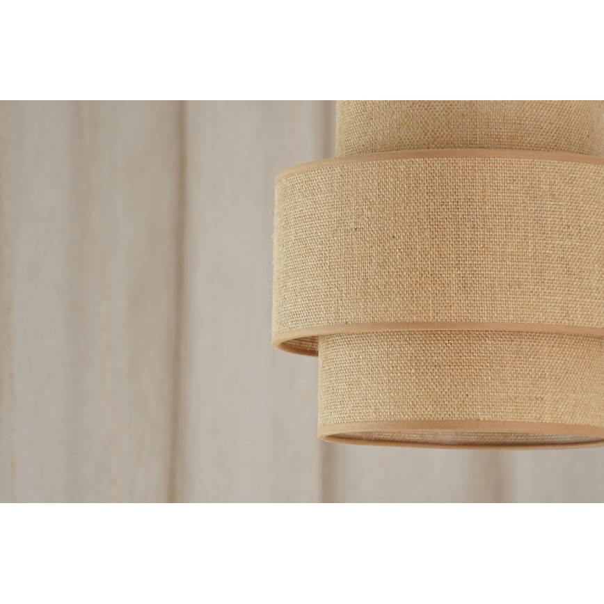 Brilagi - Hängeleuchte SPACE YUTE 1xE27/15W/230V d 25 cm beige/weiß