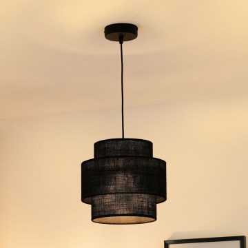 Brilagi - Hängeleuchte SPACE YUTE 1xE27/15W/230V d 25 cm schwarz