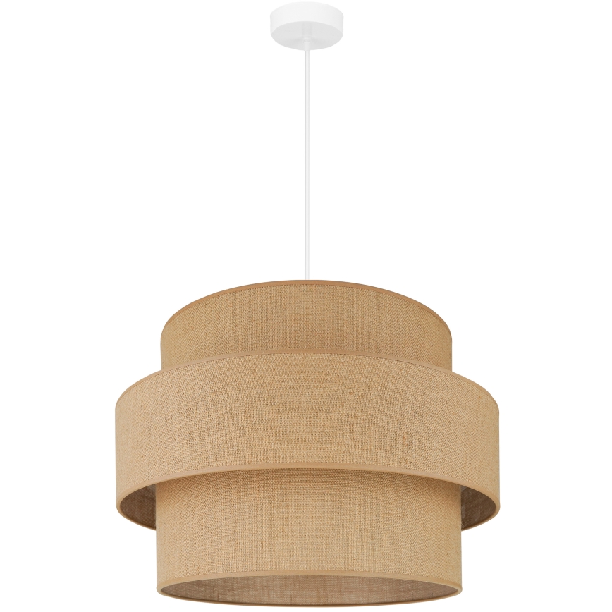 Brilagi - Hängeleuchte SPACE YUTE 1xE27/15W/230V d 50 cm beige/weiß