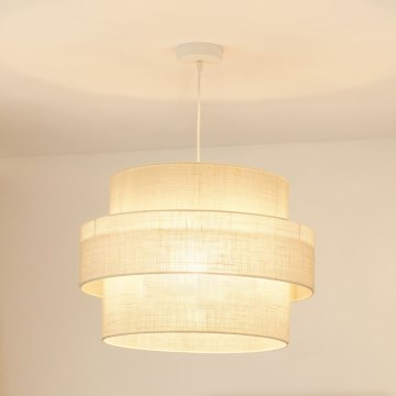 Brilagi - Hängeleuchte SPACE YUTE 1xE27/15W/230V d 50 cm cremefarben/weiß